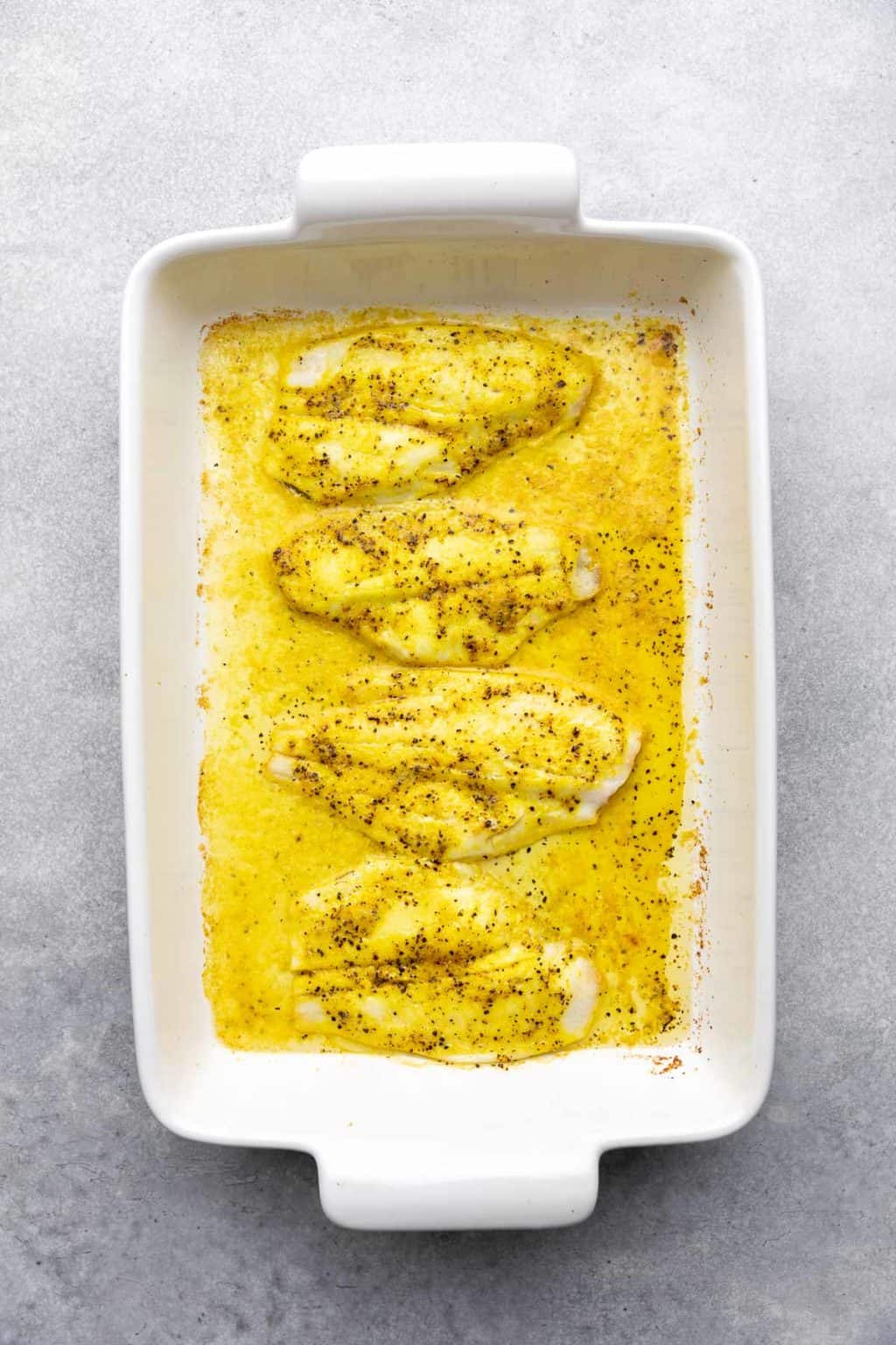 Baked Lemon Pepper Flounder Recipe