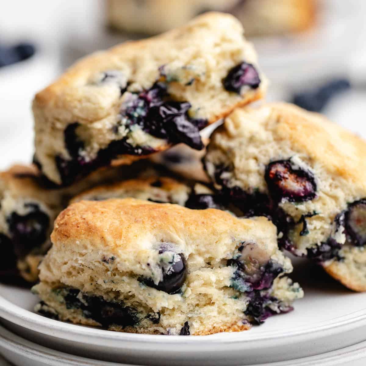 Blueberry biscuits