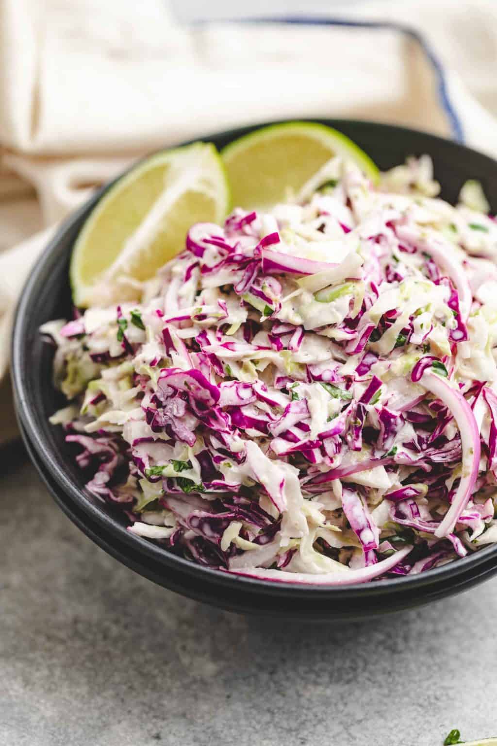 Cabbage Slaw For Fish Tacos