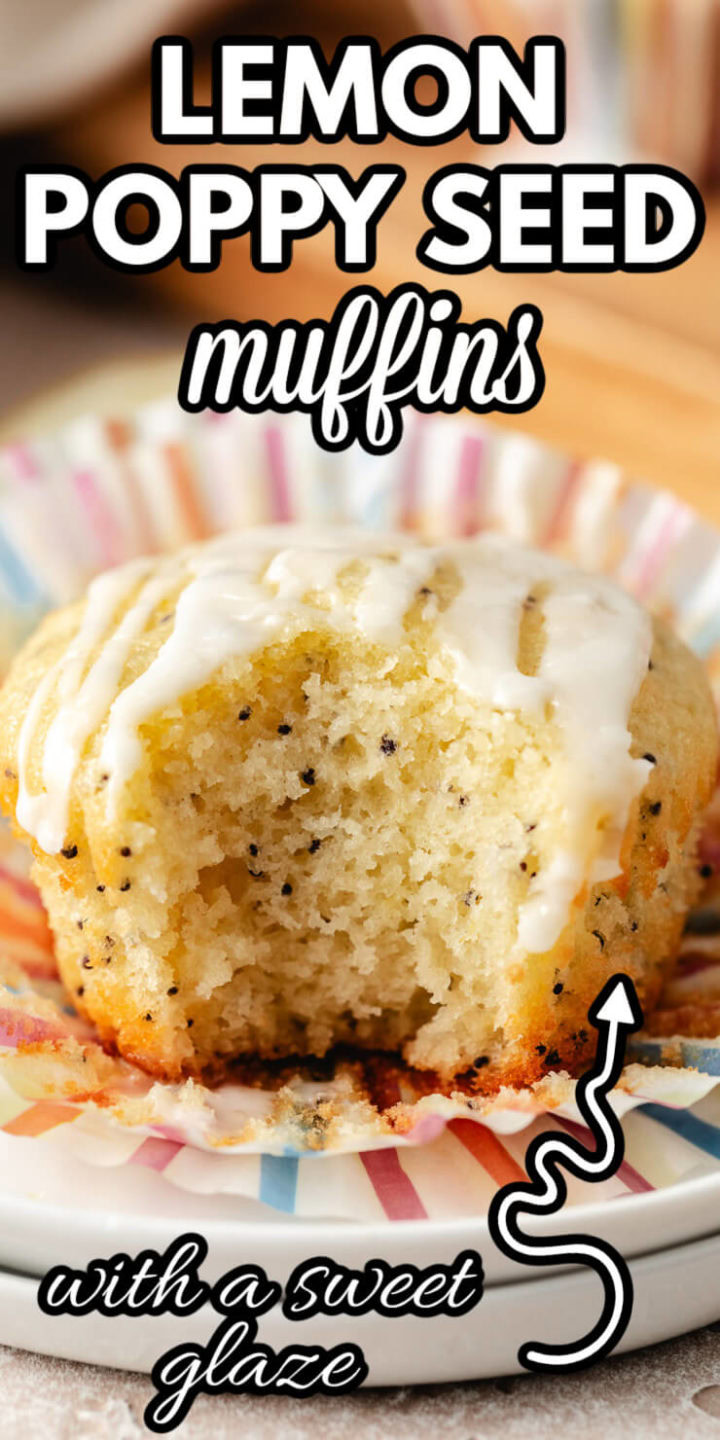 White plates holding a lemon muffin.