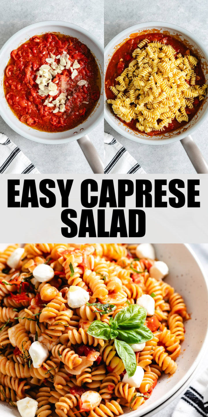 Easy caprese salad recipe.