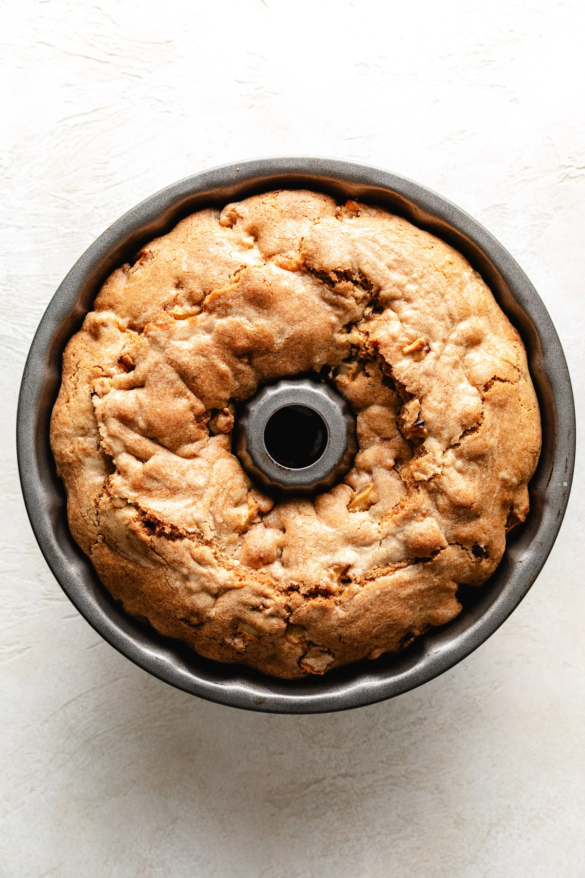 Cake in a bundt pan.