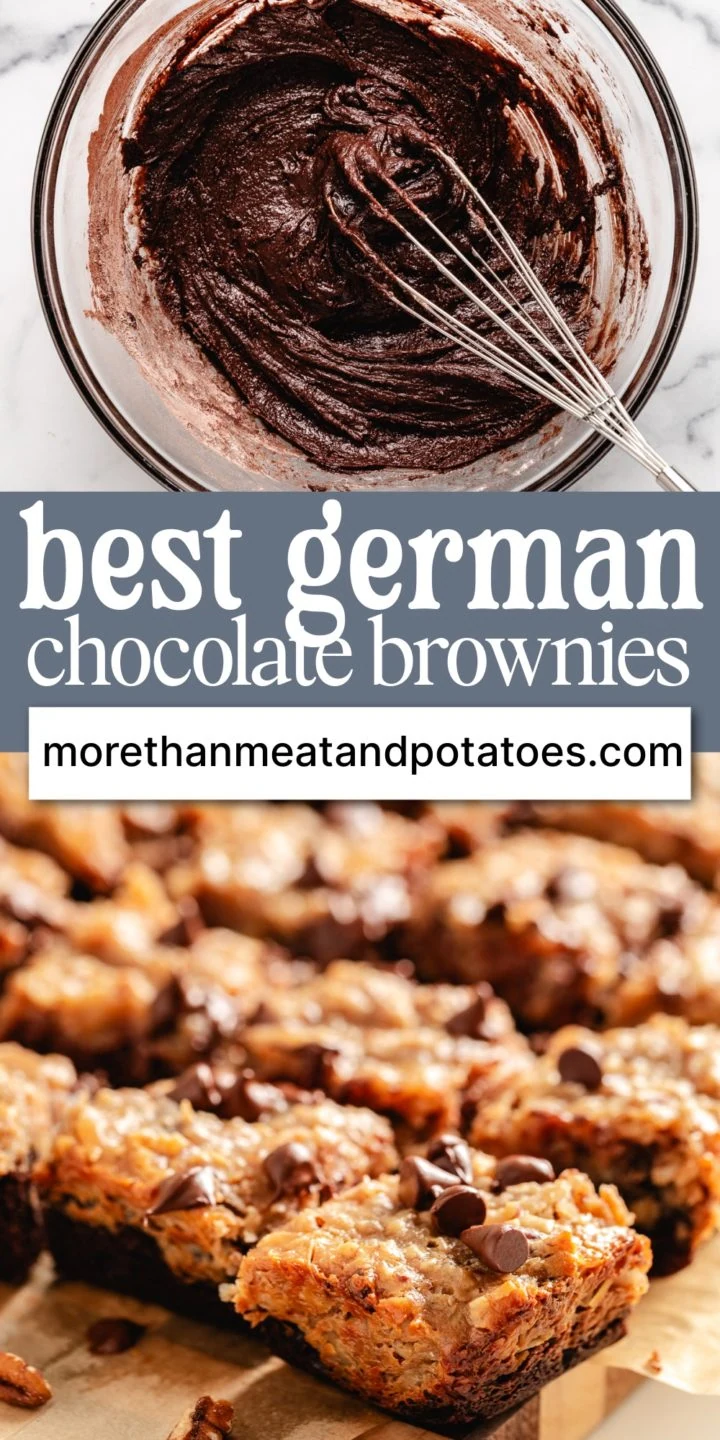 Bowl of brownie mix and brownies on a cutting board.