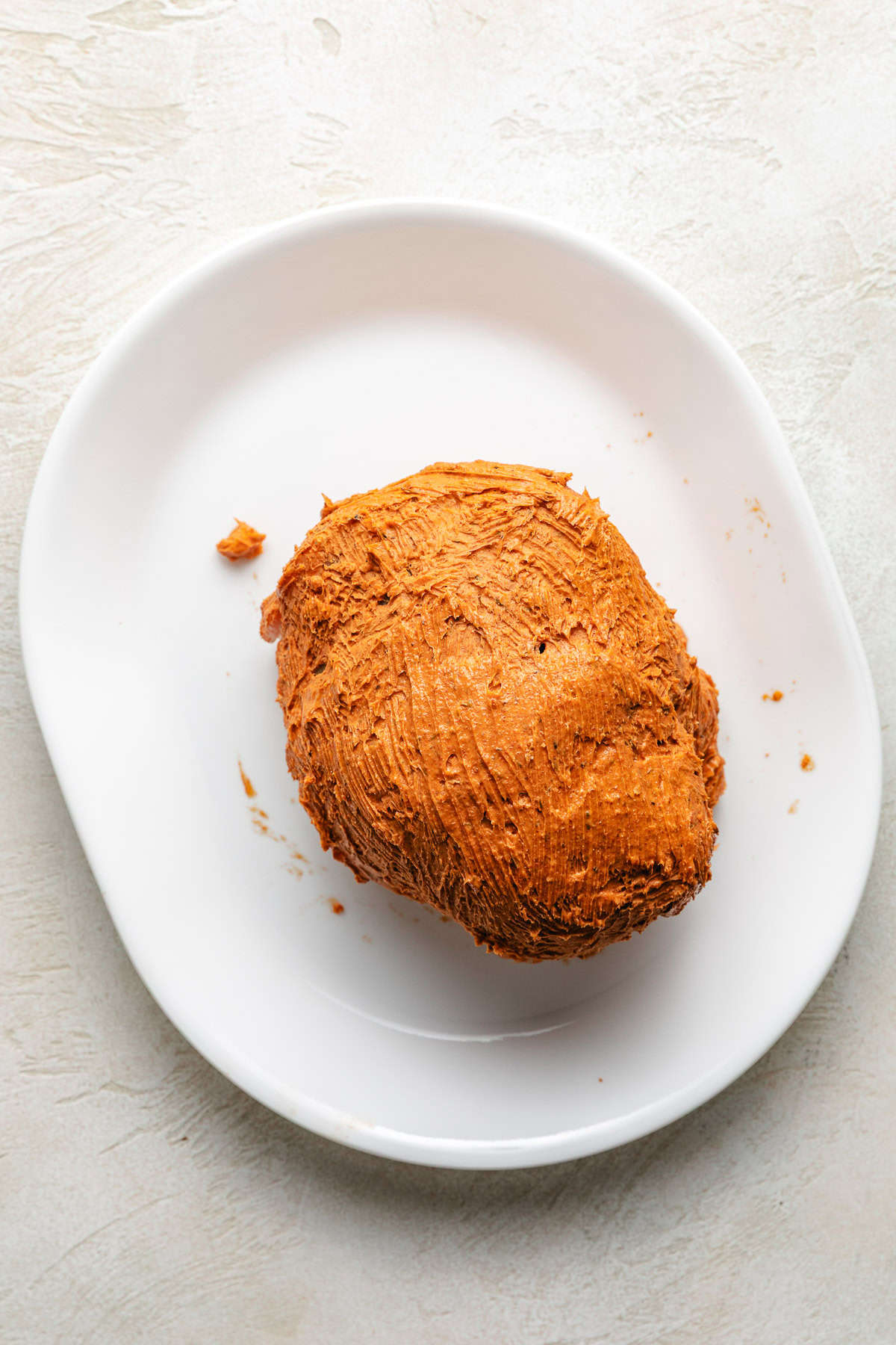 Cajun butter brushed over turkey breast.